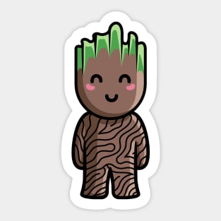 Kawaii Cute Baby Groot Sticker